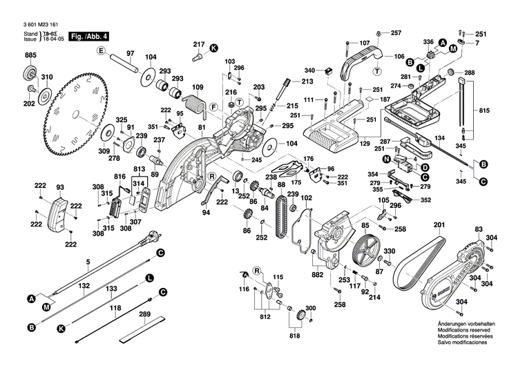 New Genuine Bosch 1609BN0208 Nameplate