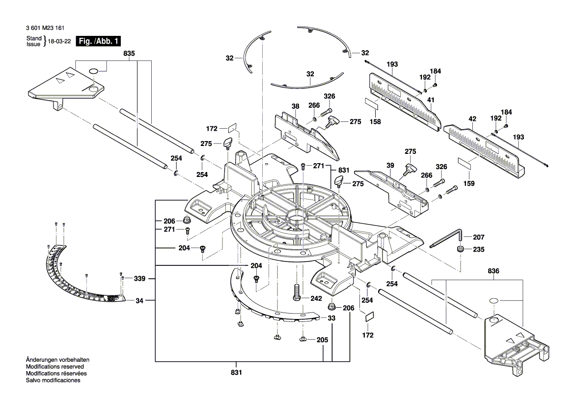 New Genuine Bosch 1609BN0208 Nameplate