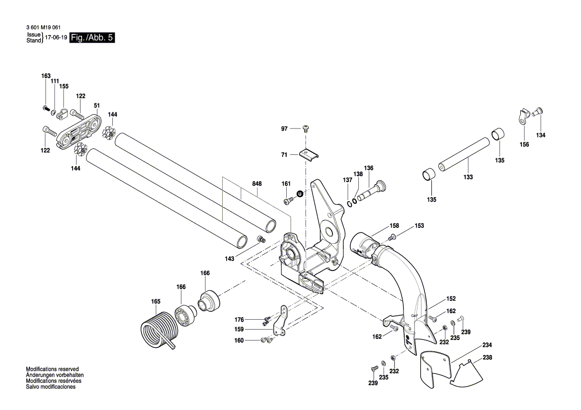 New Genuine Bosch 1609BN0225 Nameplate