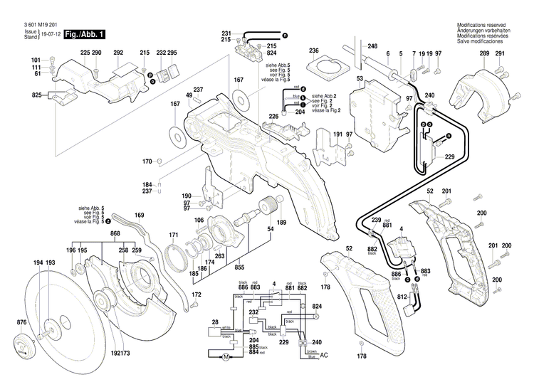 New Genuine Bosch 1609BN0282 Nameplate