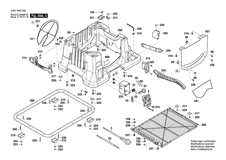 New Genuine Bosch 1609BN0362 Nameplate