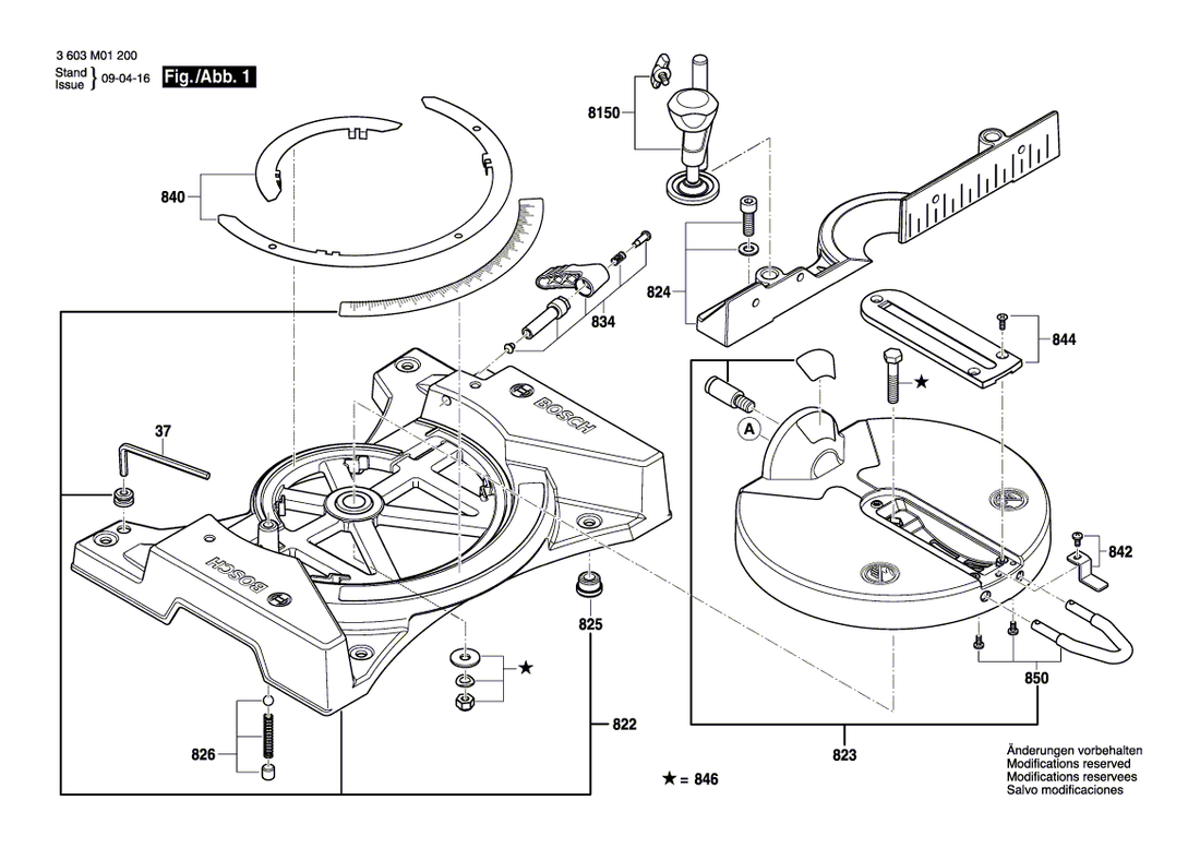 New Genuine Bosch 1609BP7175 Base