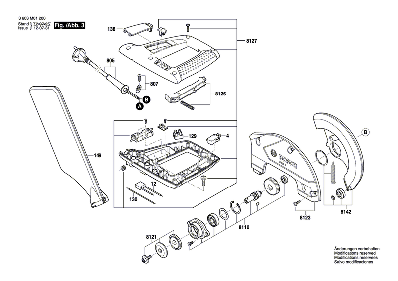 New Genuine Bosch 1609BP7180 Sliding Plate