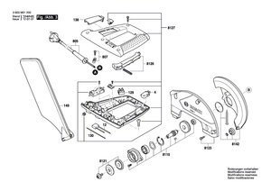 New Genuine Bosch 1609BP7184 Handle Bar