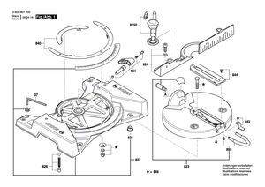 New Genuine Bosch 1609BP7184 Handle Bar