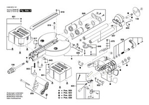 New Genuine Bosch 1609BP7193 Locking Device