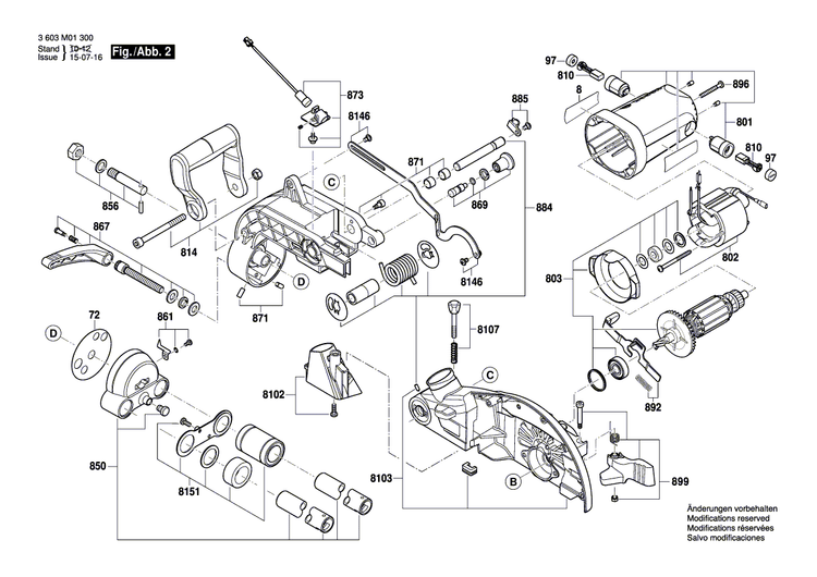 New Genuine Bosch 1609BP7375 Support