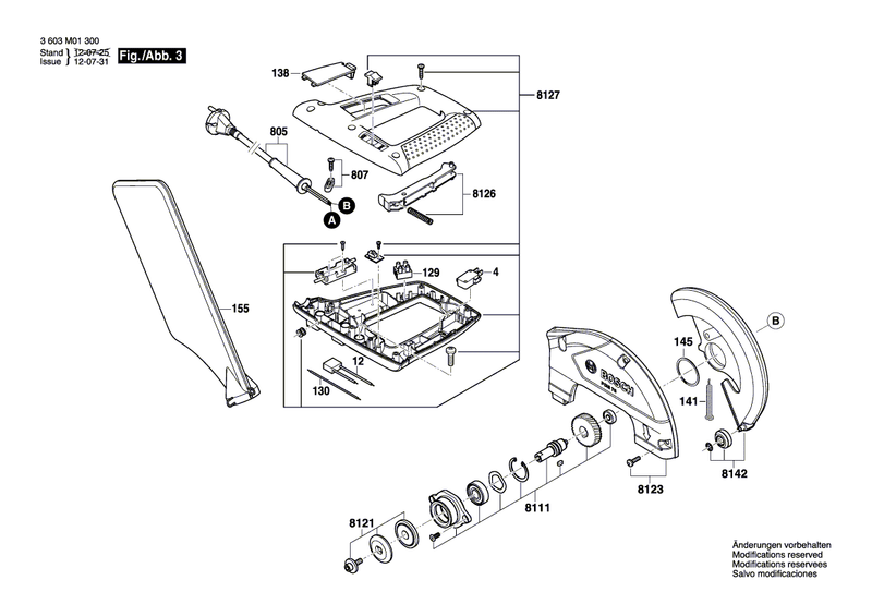 New Genuine Bosch 1609BP7376 Stop Plate