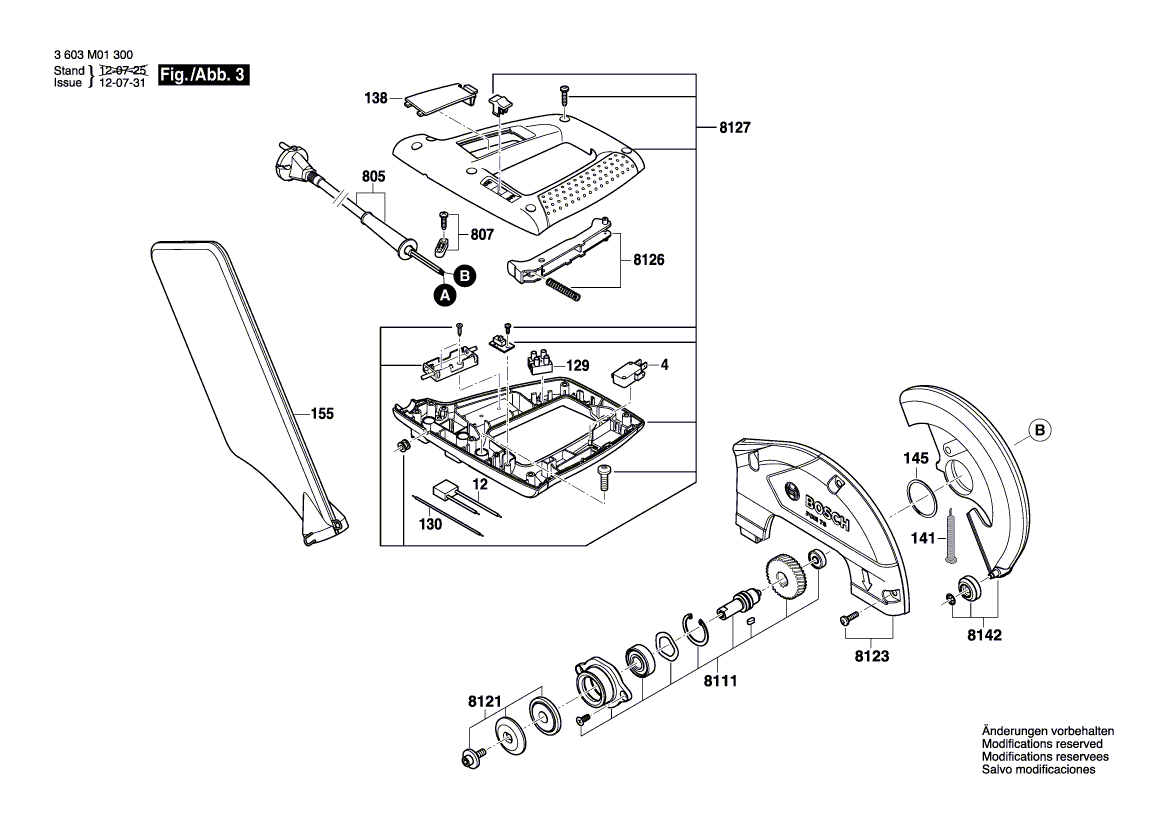 New Genuine Bosch 1609BP7391 Linkage