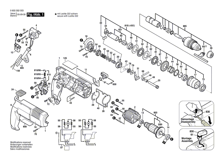 New Genuine Bosch 1610100608 Shim washer