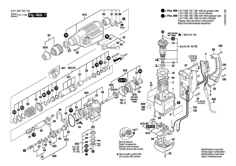 New Genuine Bosch 1610101627 Supporting Disc