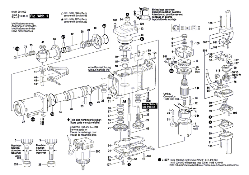 New Genuine Bosch 1610102010 Shim