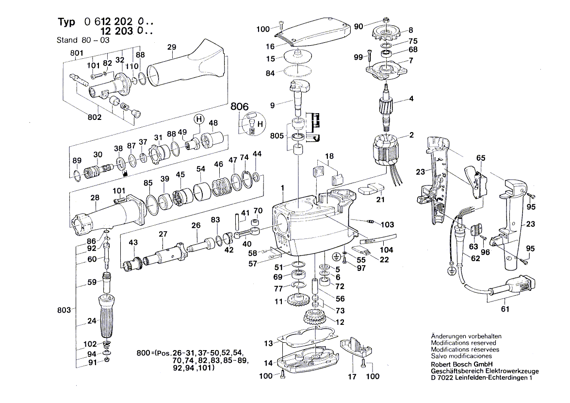 New Genuine Bosch 1610102013 Shim