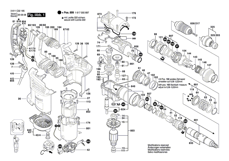 New Genuine Bosch 1610102634 Supporting Disc