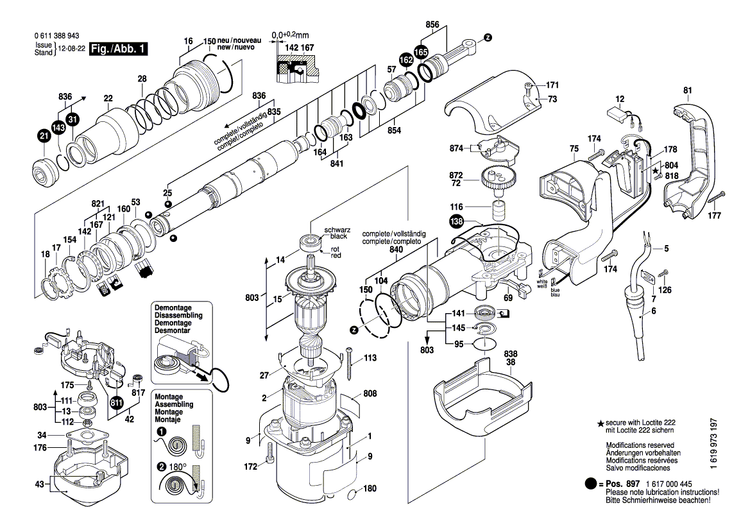New Genuine Bosch 1610103022 Supporting Disc