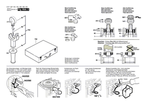 New Genuine Bosch 1610116004 Spring retaining ring