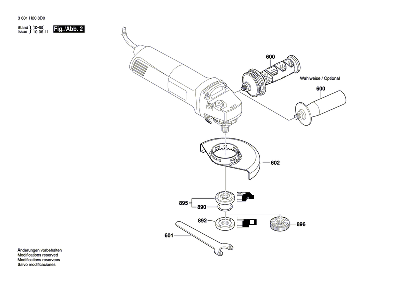 New Genuine Bosch 1610190055 Spacer segment