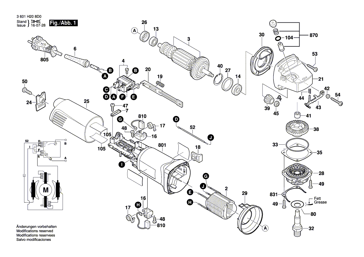 New Genuine Bosch 1610190055 Spacer segment