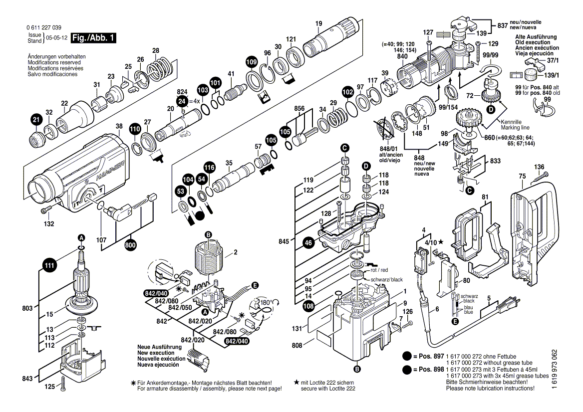 New Genuine Bosch 1610210116 O-Ring