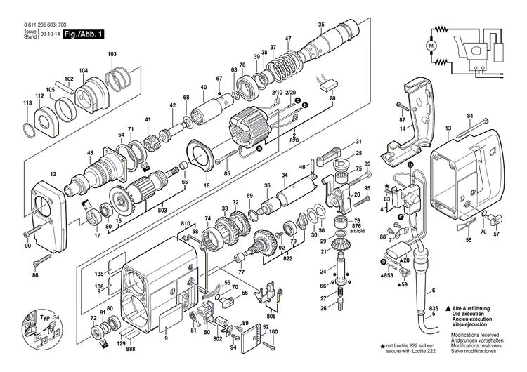 New Genuine Bosch 1610283012 Seal Ring