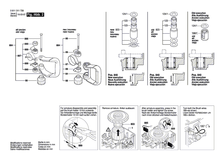 New Genuine Bosch 1610283025 Rotary shaft lip seal