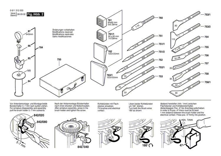 New Genuine Bosch 1610328013 Backup ring