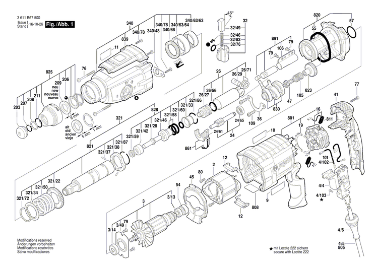 New Genuine Bosch 1610390068 Guide Bushing