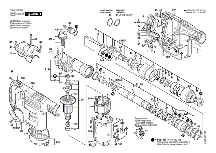 New Genuine Bosch 1610422018 Thrust Ring