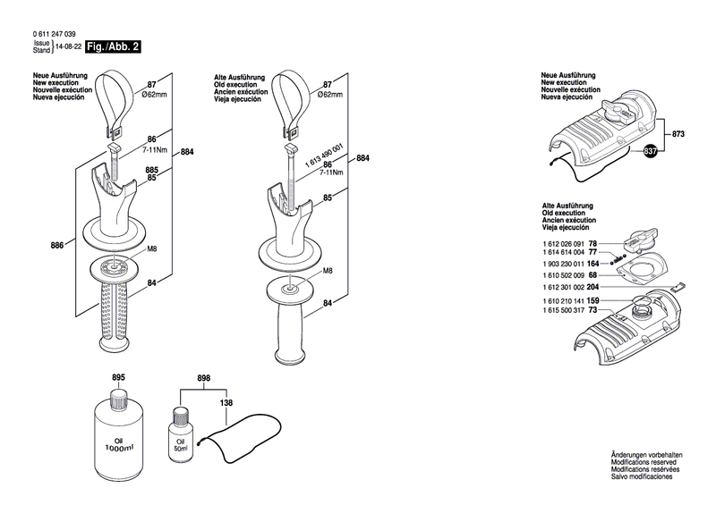 New Genuine Bosch 1610500020 Locking Disc
