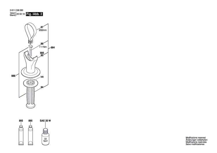 New Genuine Bosch 1610508043 Protective Cap