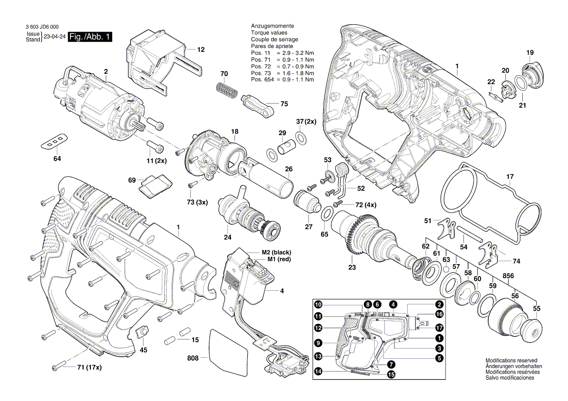 New Genuine Bosch 1610551005 Holding Plate
