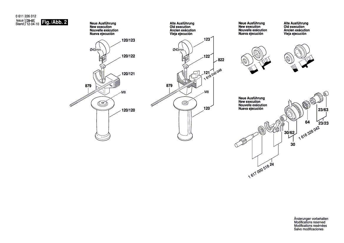 New Genuine Bosch 1610591016 Plain bearing