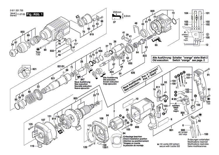 New Genuine Bosch 1610900037 Ball Bearing