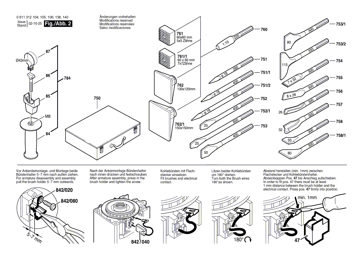 New Genuine Bosch 1610905015 groove ball bearing
