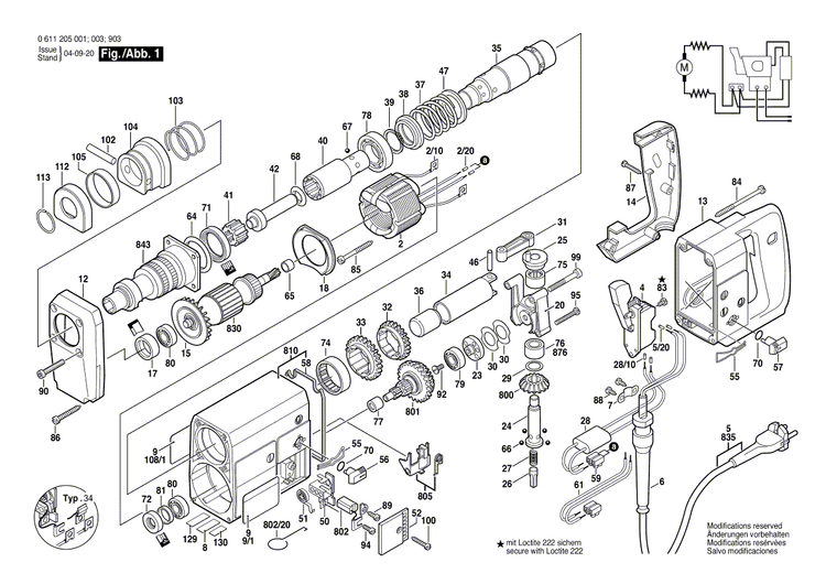 New Genuine Bosch 1610910051 Needle bearing