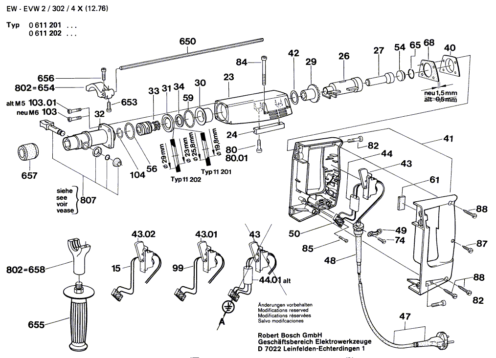 New Genuine Bosch 1610910052 Needle-Roller Bearing