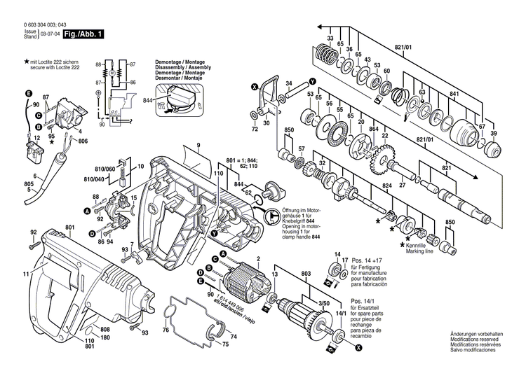 New Genuine Bosch 1610910077 Needle bearing