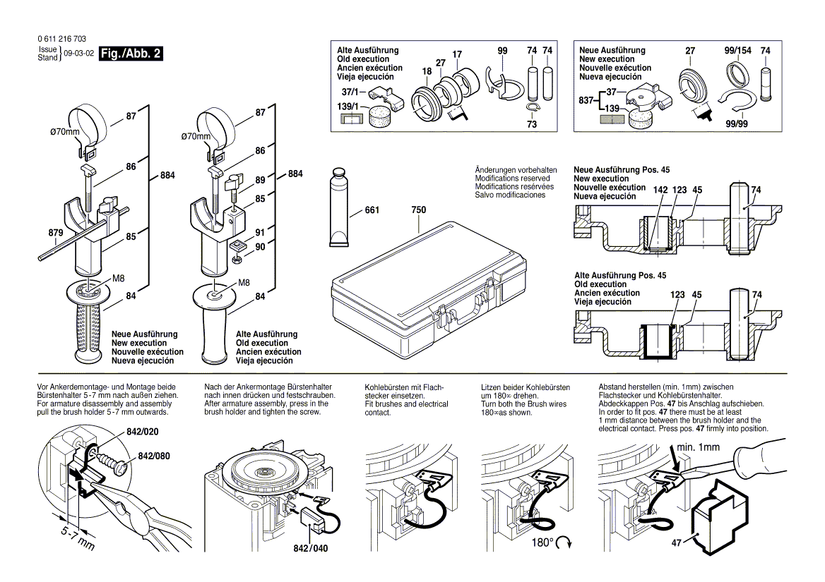 New Genuine Bosch 1610913009 Needle-Roller Assembly