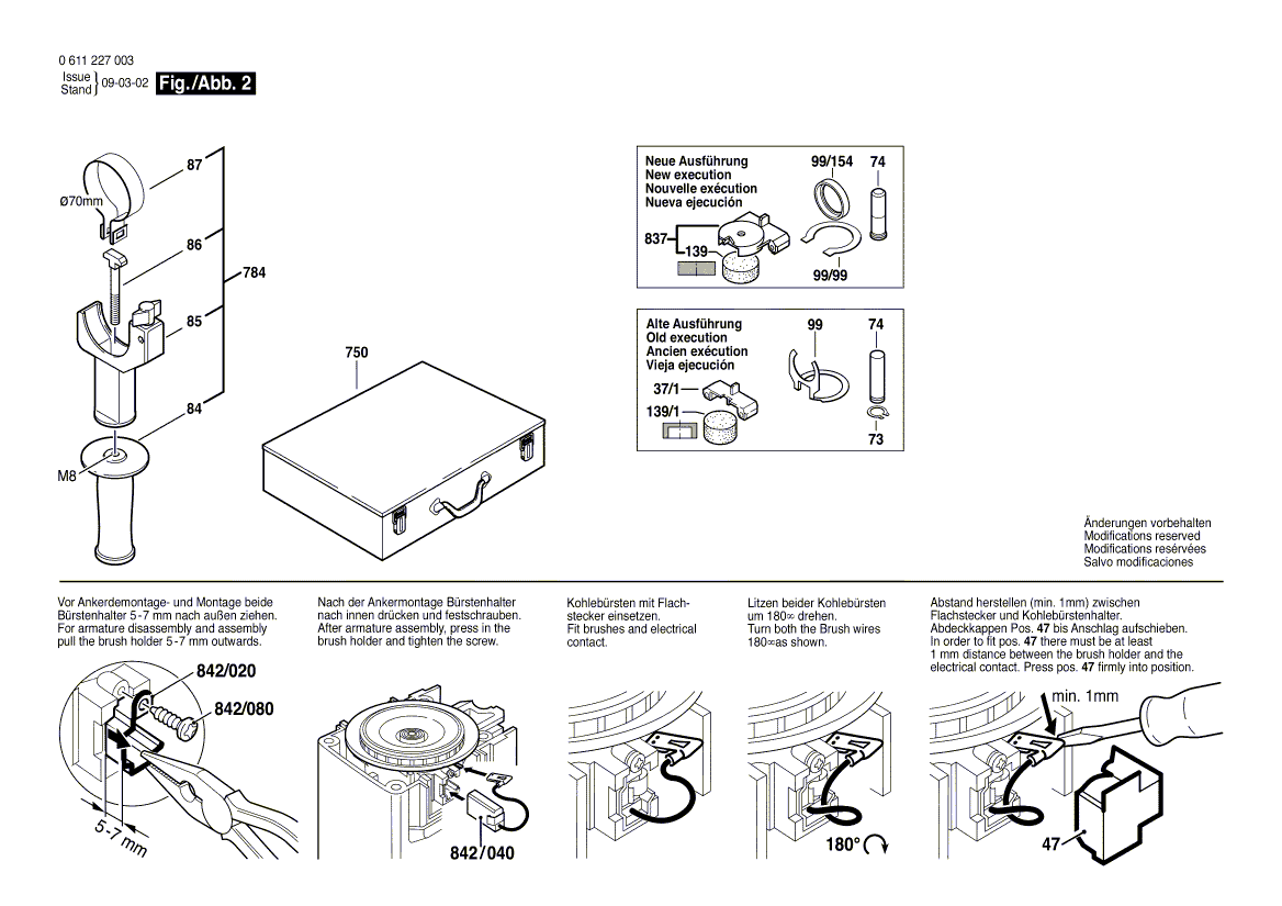New Genuine Bosch 1610913011 Needle-Roller Assembly