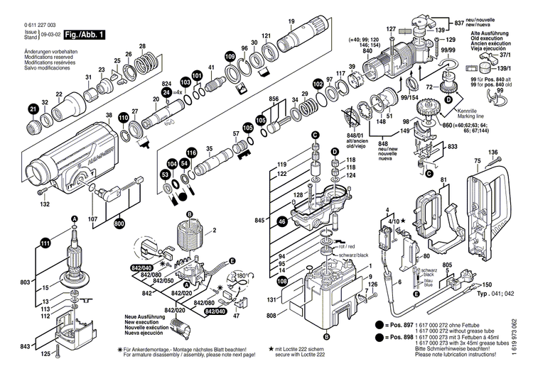 New Genuine Bosch 1610913011 Needle-Roller Assembly