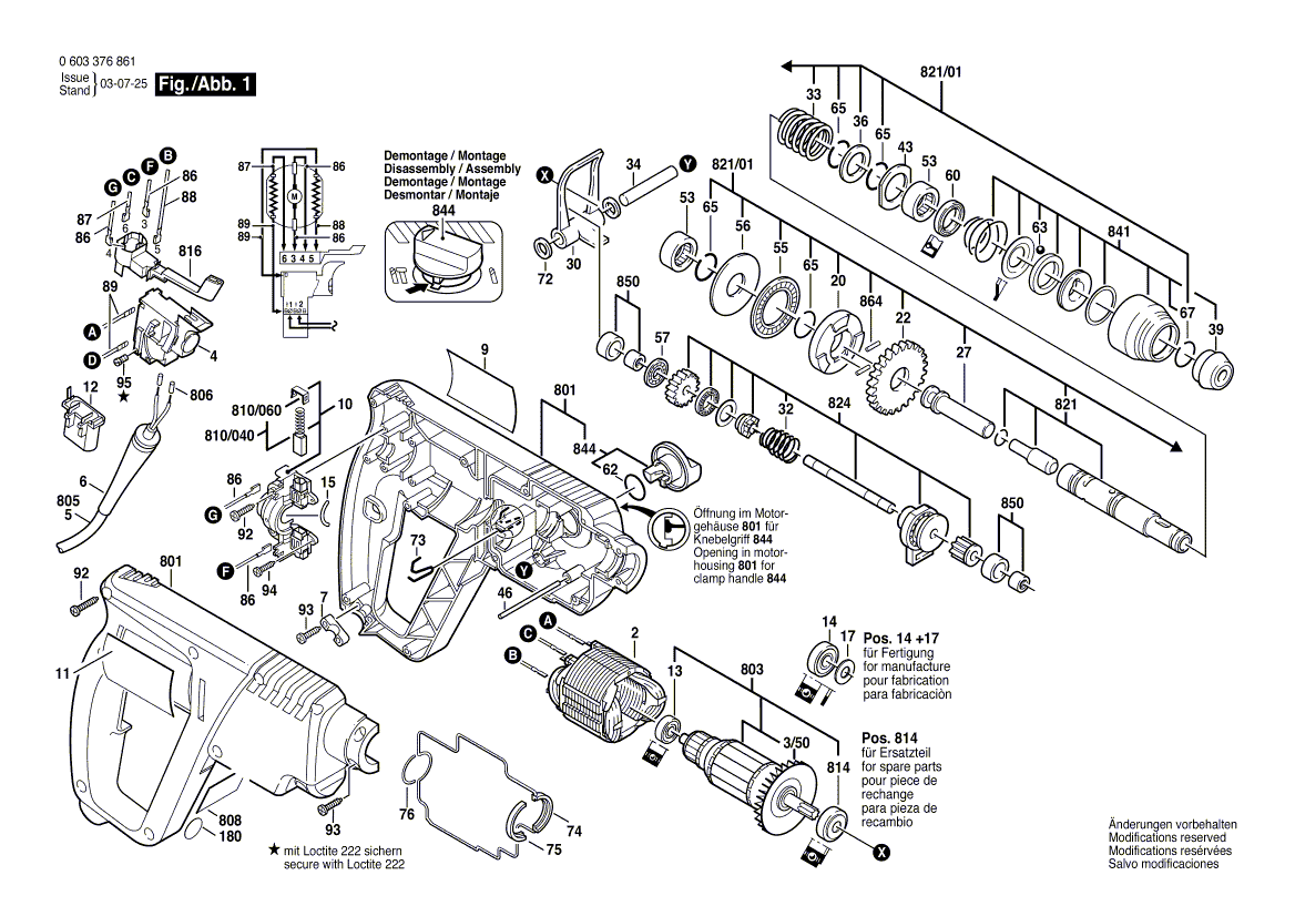 New Genuine Bosch 1610920012 Roller Thrust Bearing