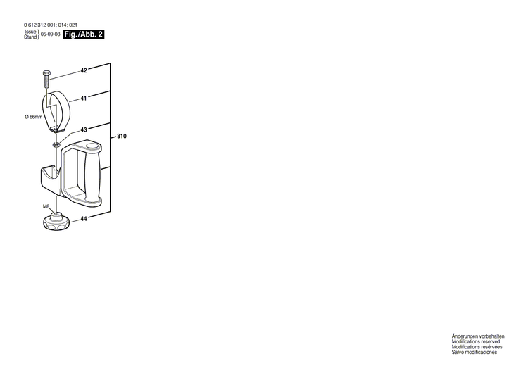 New Genuine Bosch 1611015012 Sealing Plate
