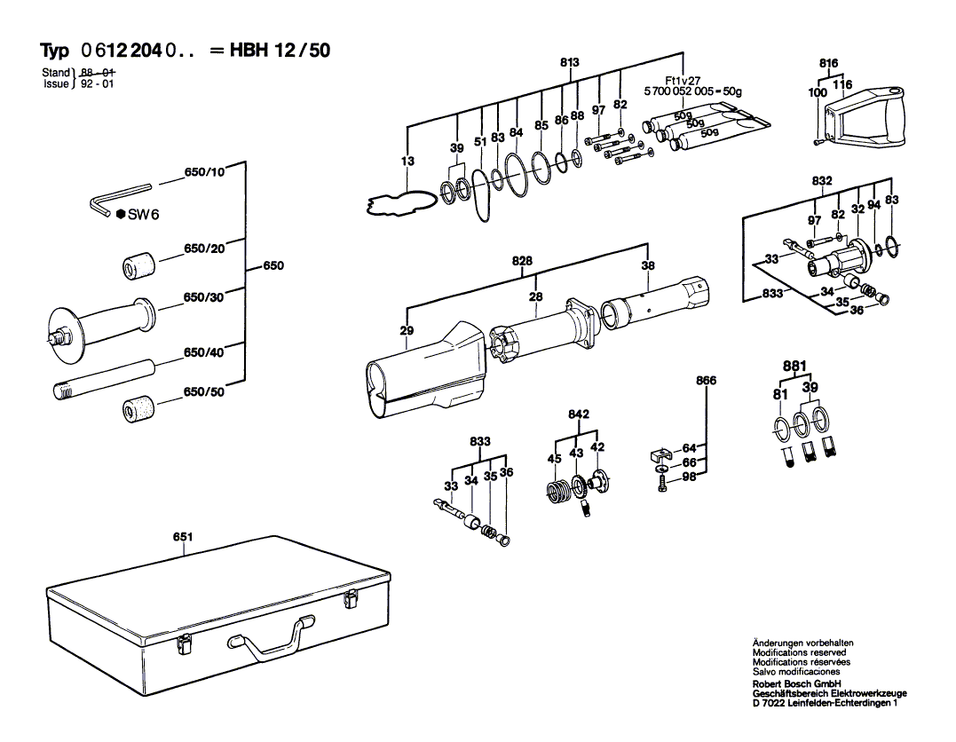 New Genuine Bosch 1611015023 Sealing Frame