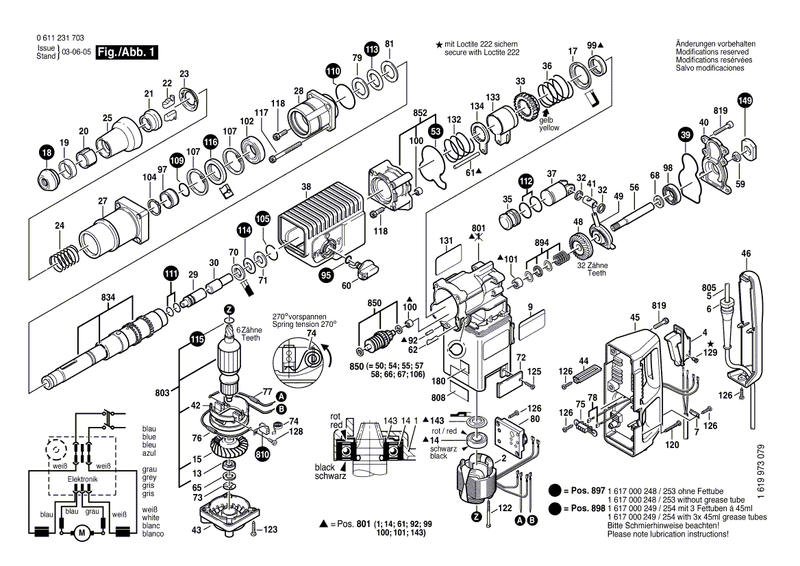 New Genuine Bosch 1611015032 Frame