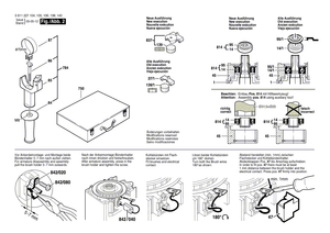 New Genuine Bosch 1611015036 Sealing Frame