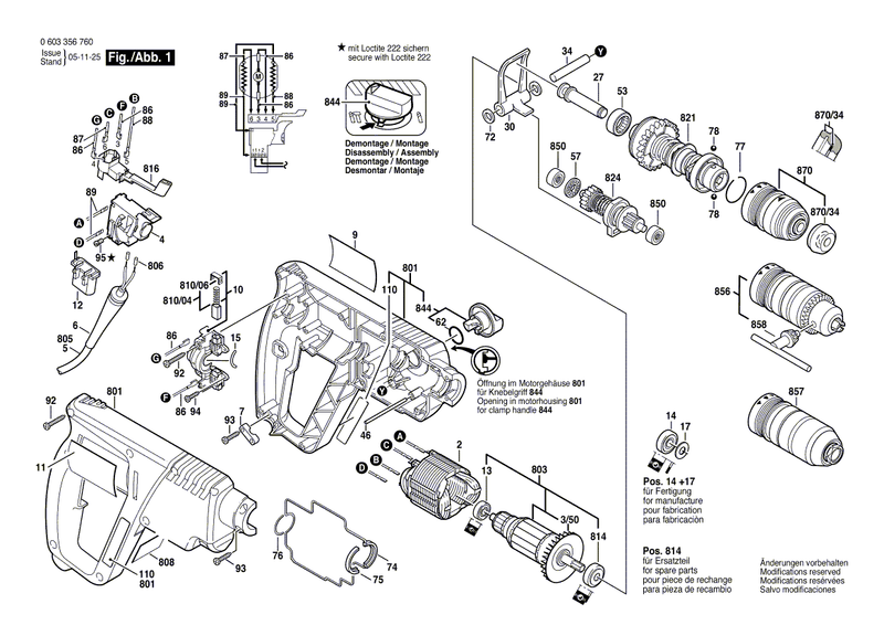 New Genuine Bosch 1611015041 Sealing Frame
