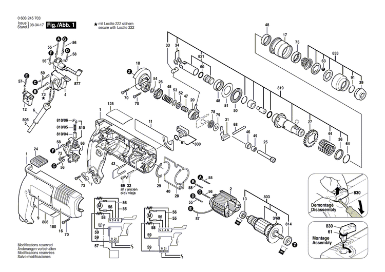 New Genuine Bosch 1611110391 Reference Plate