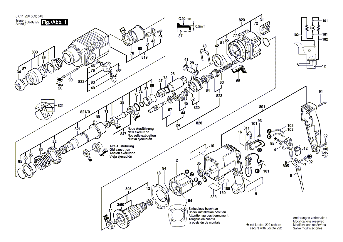 New Genuine Bosch 1611110658 Reference Plate