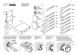 New Genuine Bosch 1611110668 Manufacturer's nameplate