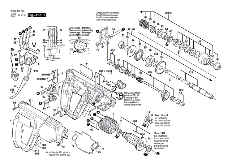 New Genuine Bosch 1611110797 Manufacturer's nameplate